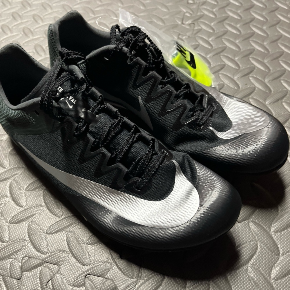 Nike Zoom Rival Sprint Track Spikes Black Silver DC8753-001 Men's Size 10